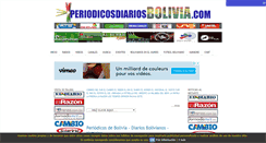 Desktop Screenshot of periodicosdiariosbolivia.com